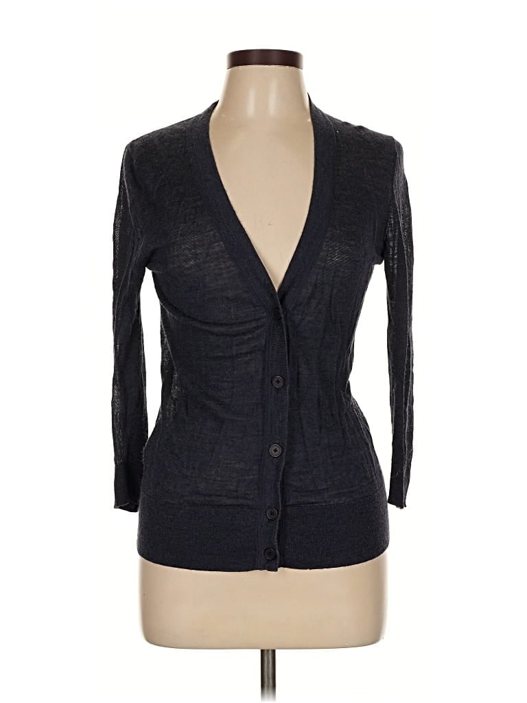 Pre-owned Ann Taylor Loft Cardigan Sweater In Black