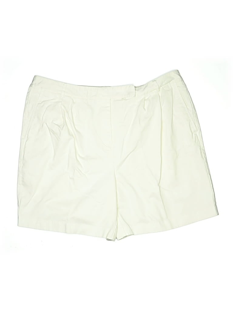 Pre-owned Lands' End Shorts In White
