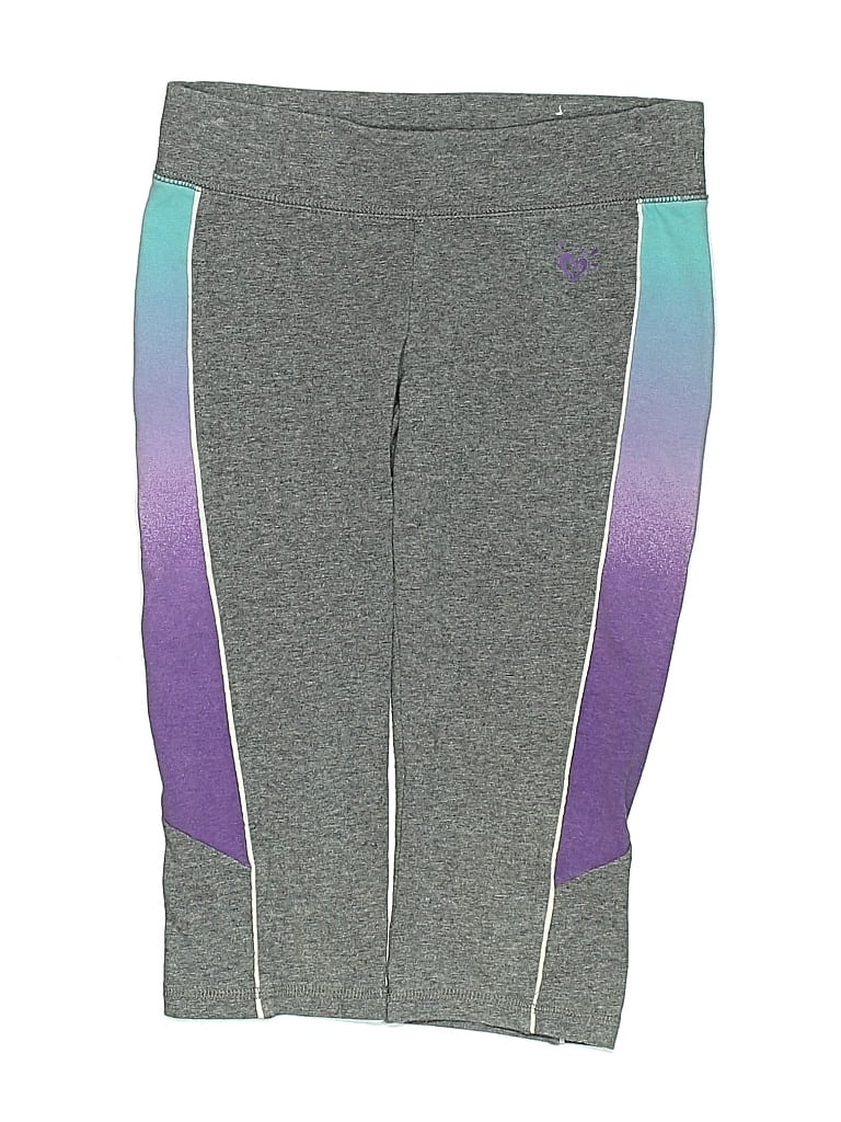 Pre-owned Justice Kids' Active Pants In Gray