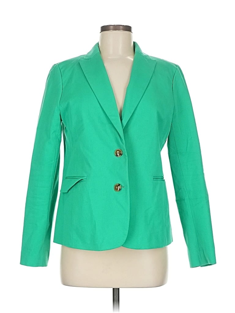 Pre-owned J.crew Factory Store Blazer Jacket In Green