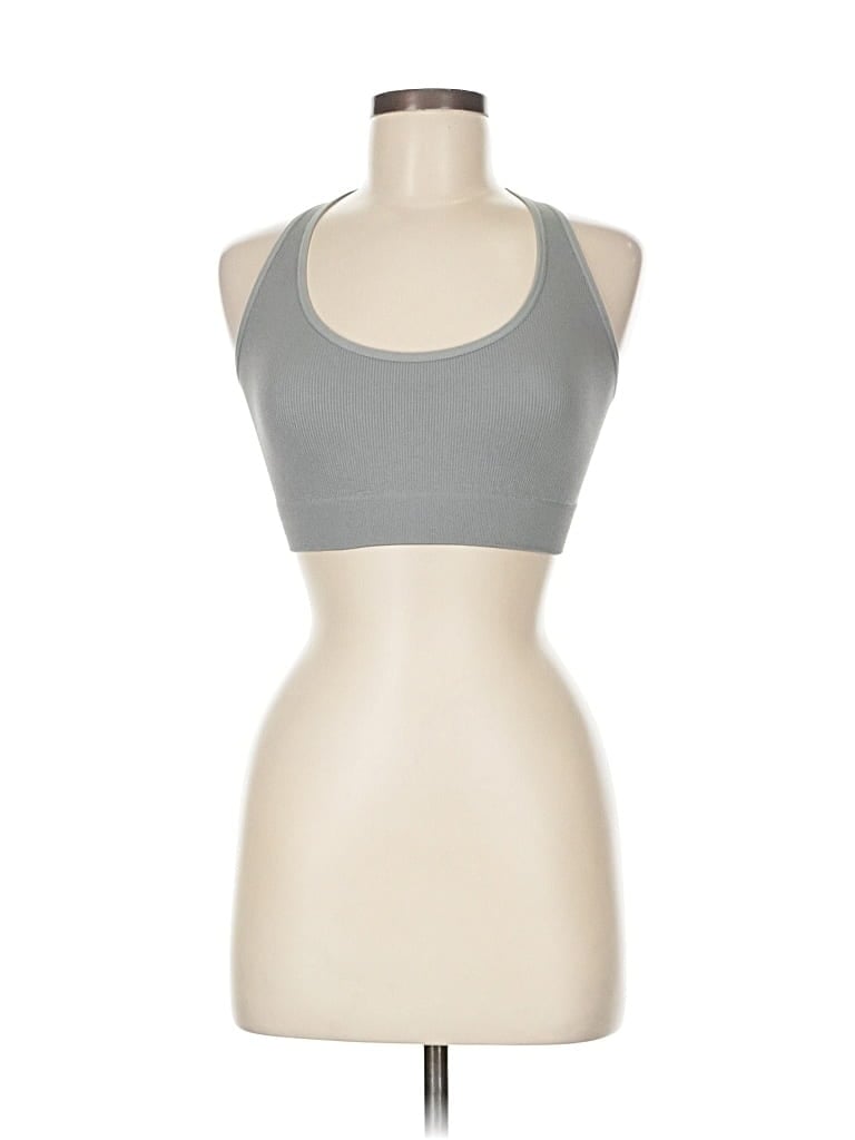 Pre-owned Unbranded Sports Bra In Gray