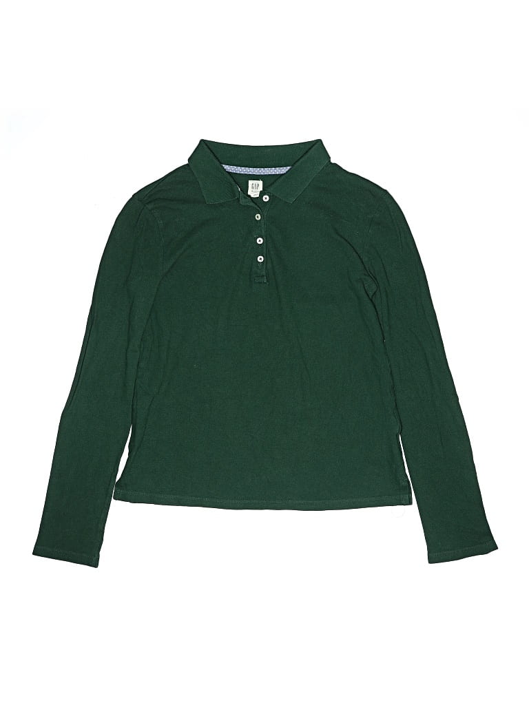 Click to view more detailed imagery on our partner's website Pre-owned Gap Kids' Long Sleeve Top Green Turtleneck Tops