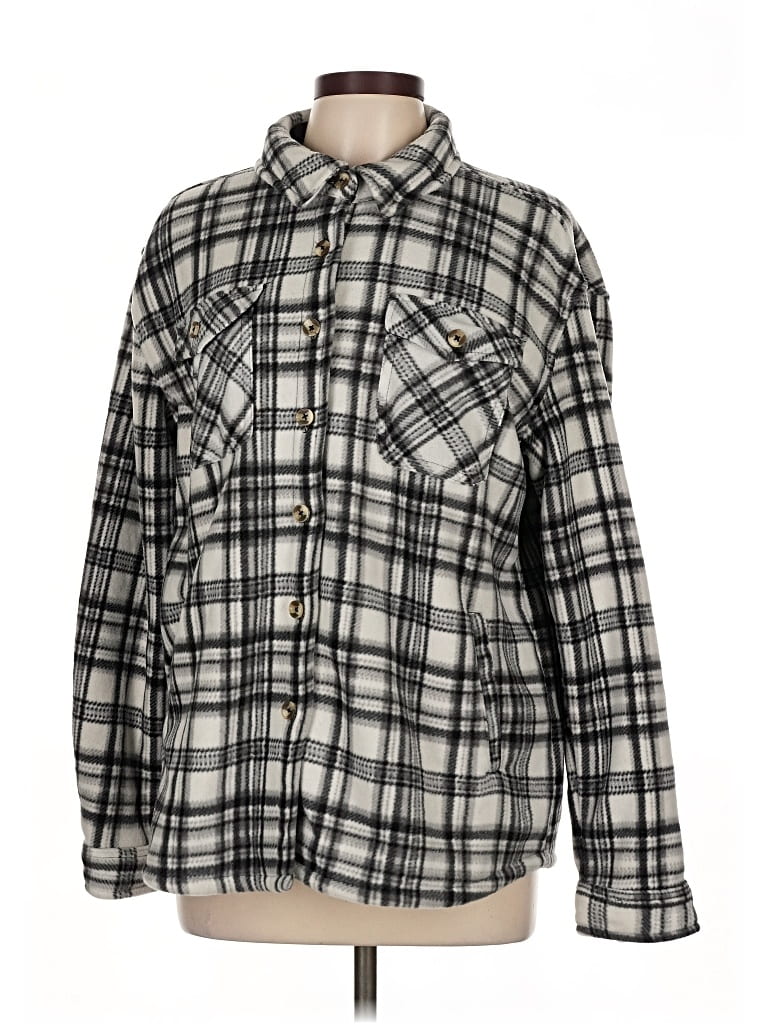 Click to view more detailed imagery on our partner's website Pre-owned Sage Collective Fleece Jacket In Gray