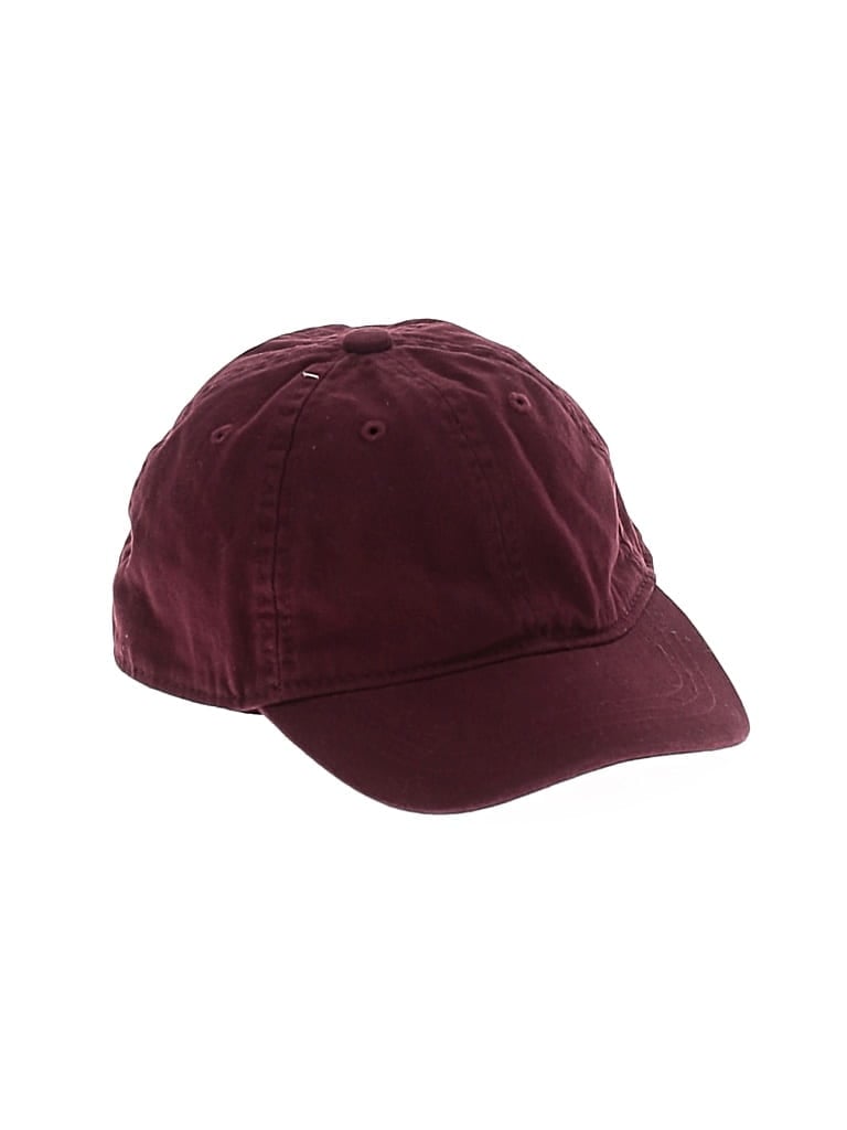 Pre-owned Baby Gap Kids' Baseball Cap In Burgundy