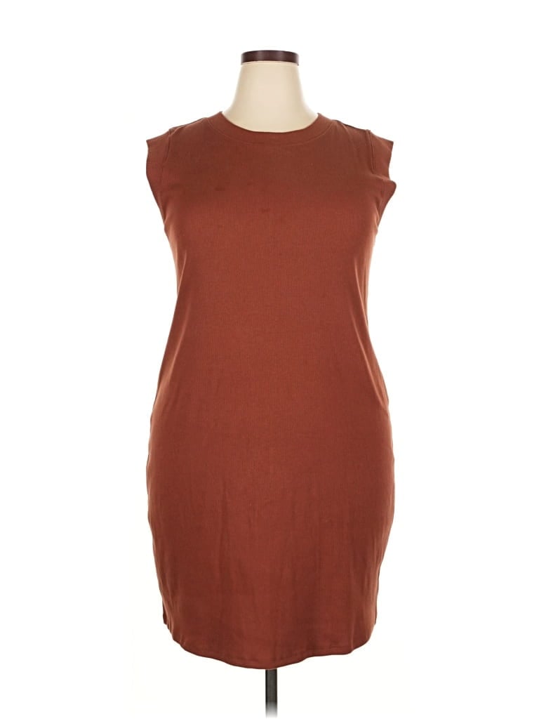 A NEW DAY Pre-owned Casual Dress In Brown