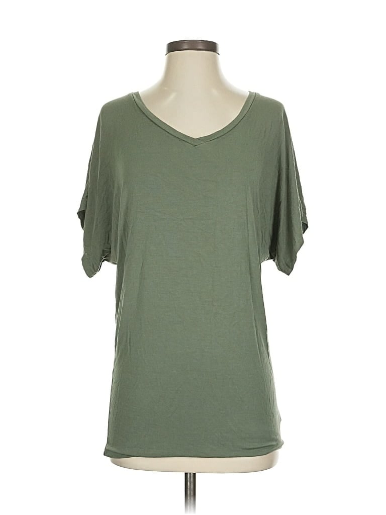 Pre-owned Luxe Short Sleeve T-shirt In Green