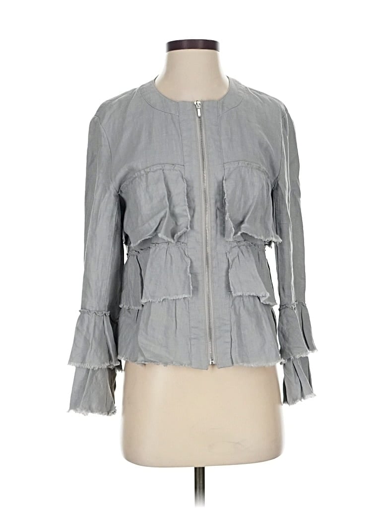 Pre-owned Inc International Concepts Jacket In Gray