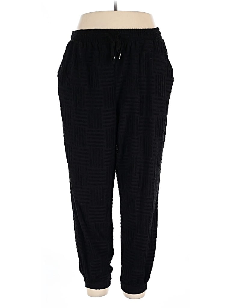 Pre-owned Love J Casual Pants In Black