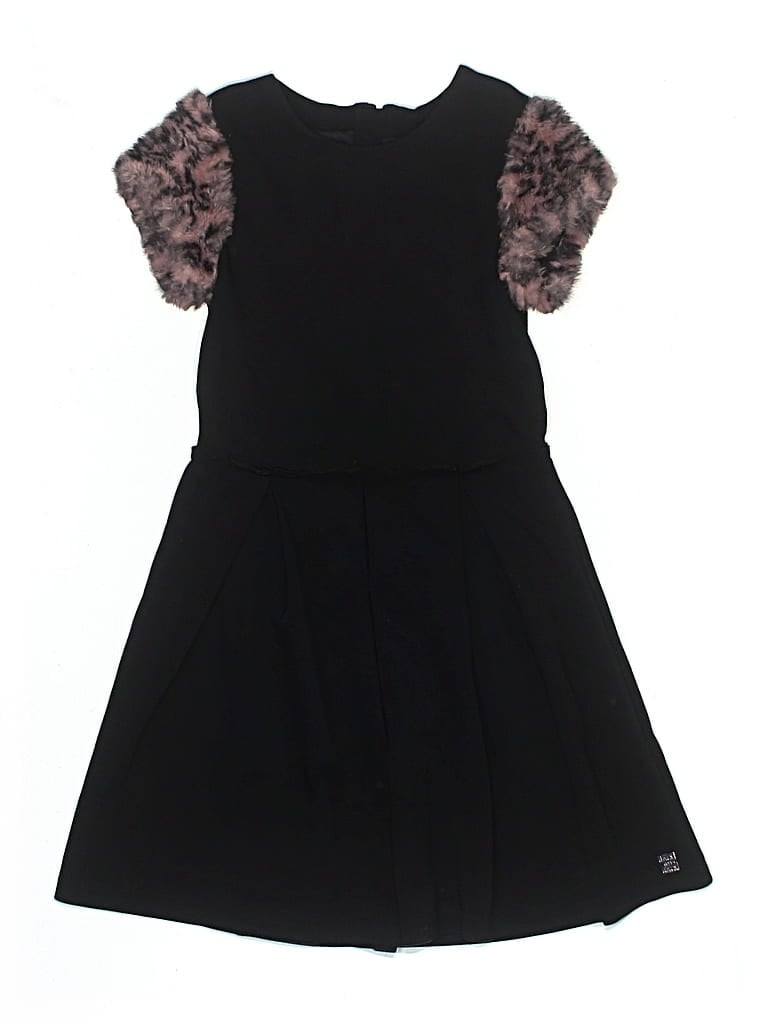 Pre-owned Deux Par Deux Kids' Dress In Black