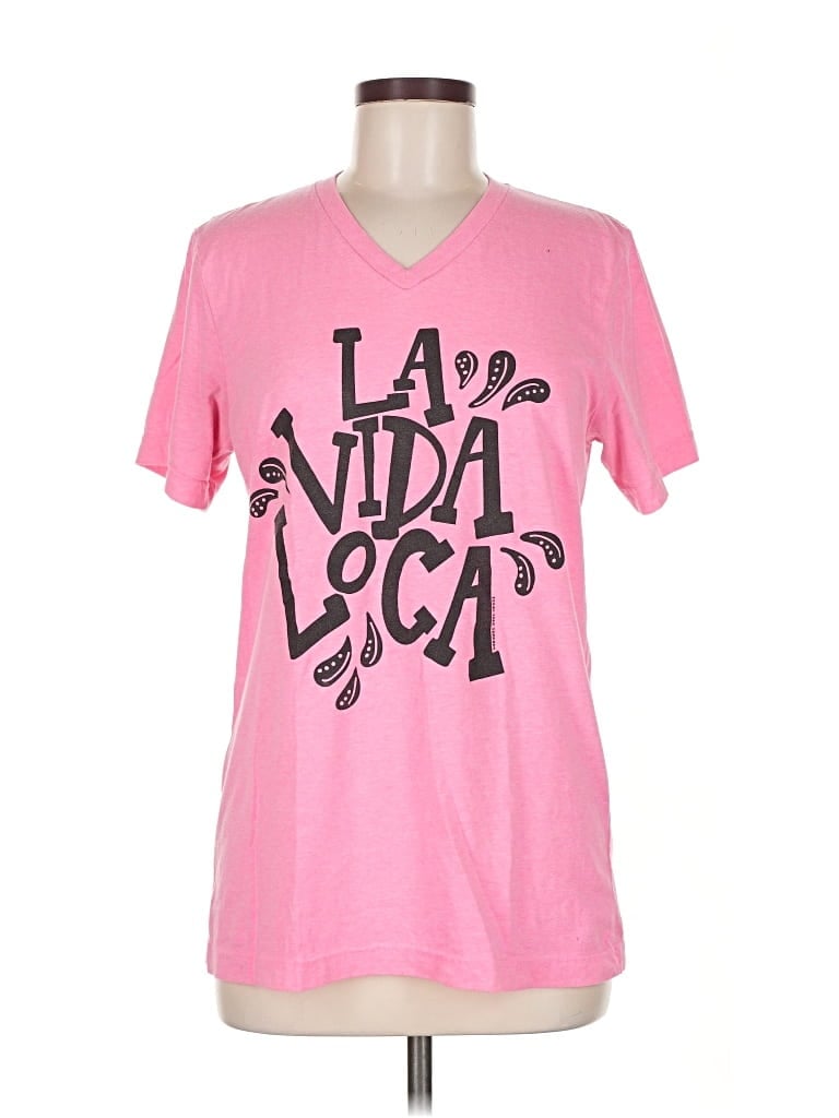 Pre-owned Assorted Brands Short Sleeve T-shirt In Pink