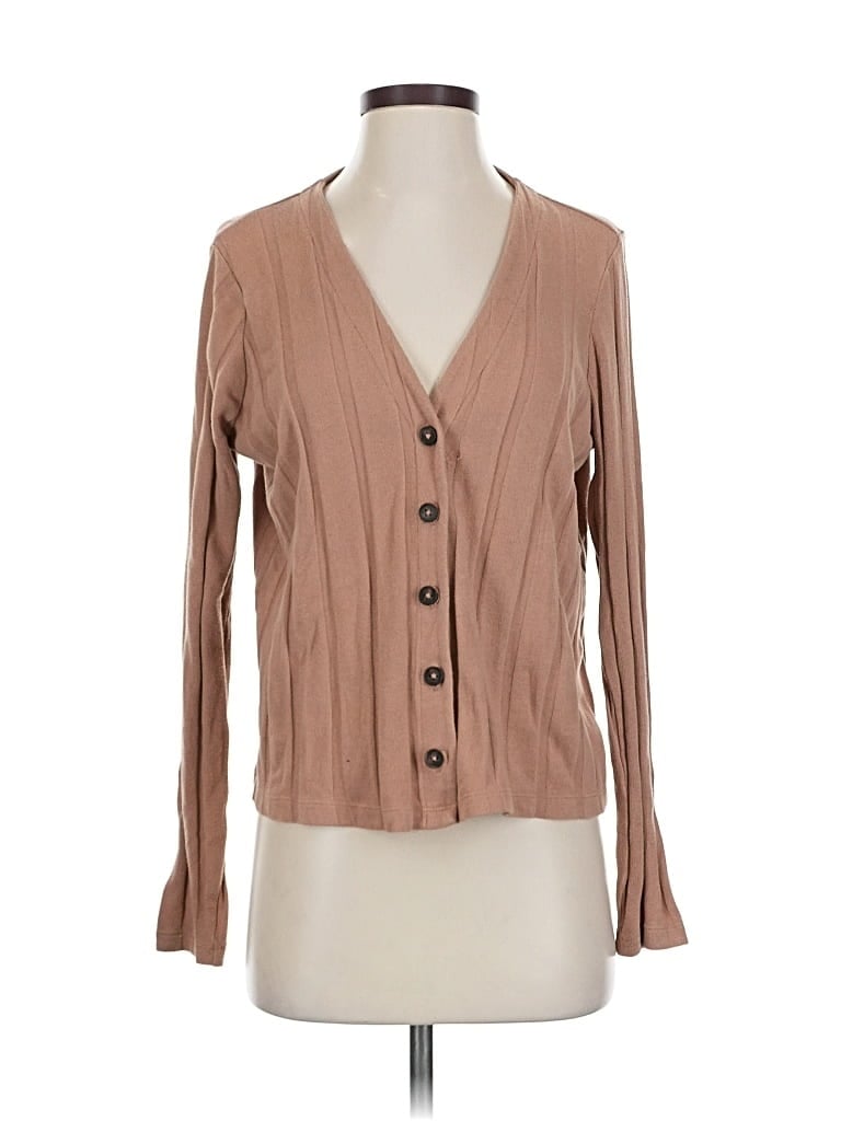 Pre-owned Madewell Cardigan Sweater In Brown