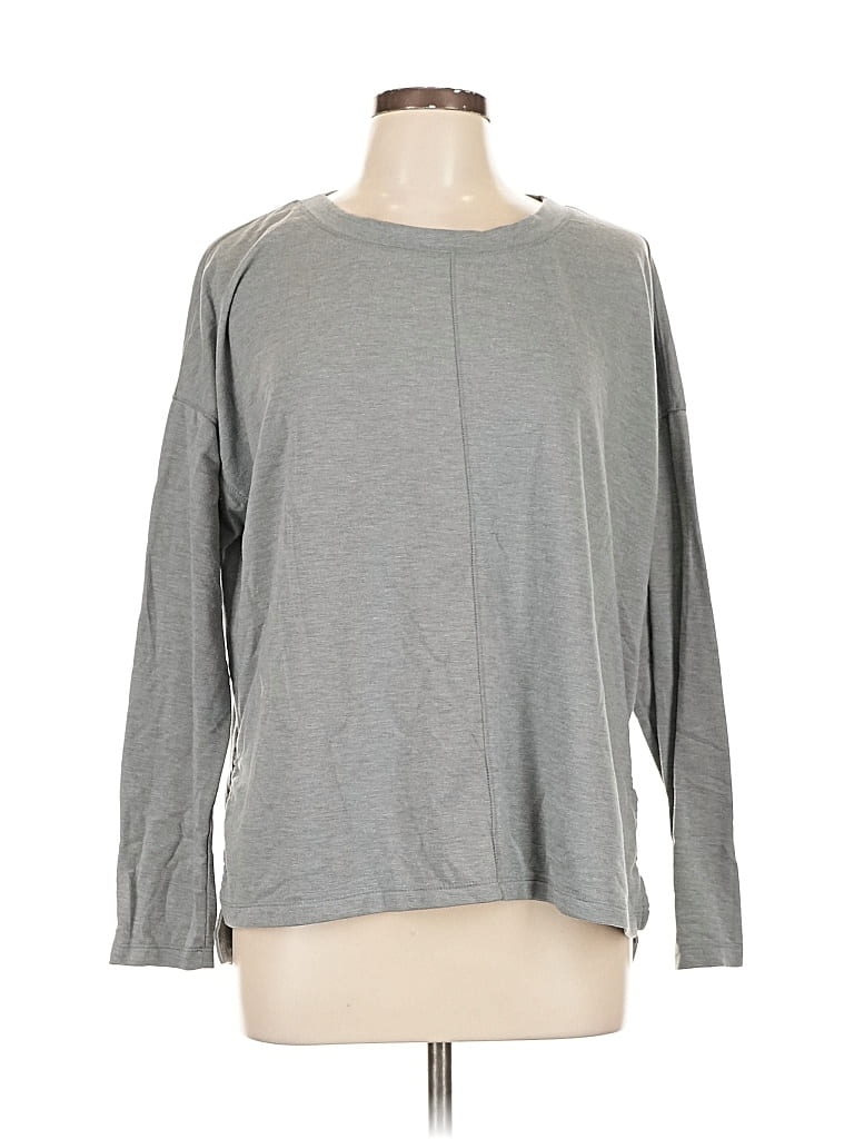 Pre-owned Active By Old Navy Long Sleeve T-shirt In Gray