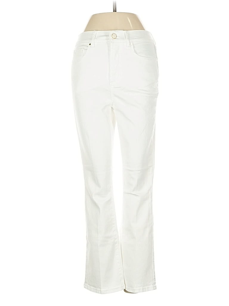 Pre-owned Ann Taylor Casual Pants In White