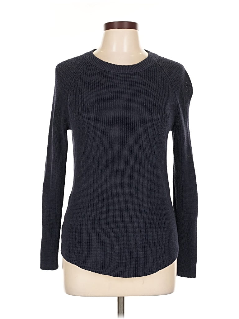 Pre-owned Ann Taylor Loft Pullover Sweater In Blue