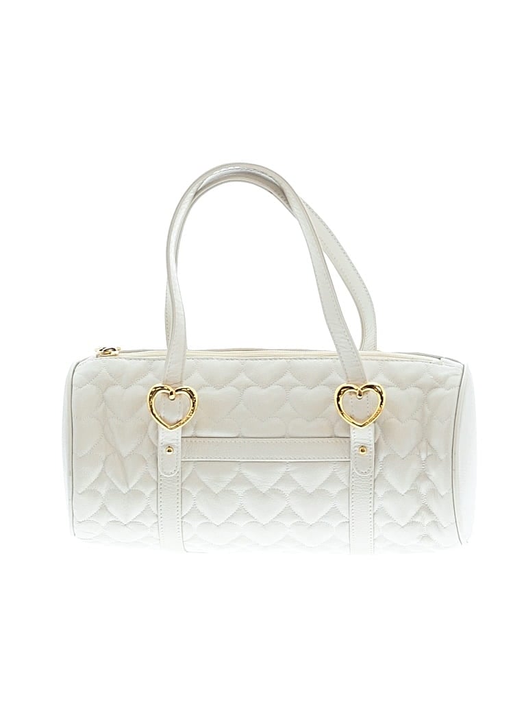 Pre-owned Lovcat Paris Satchel In White