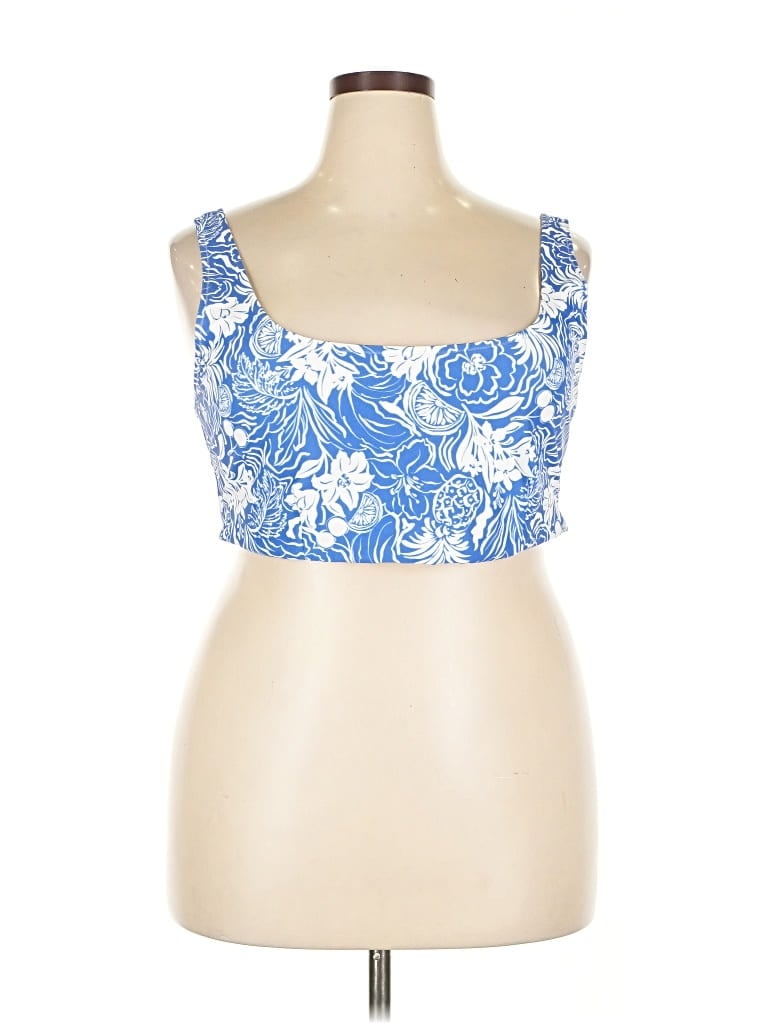 Pre-owned Old Navy Sleeveless Top Blue Sweetheart Neckline Tops