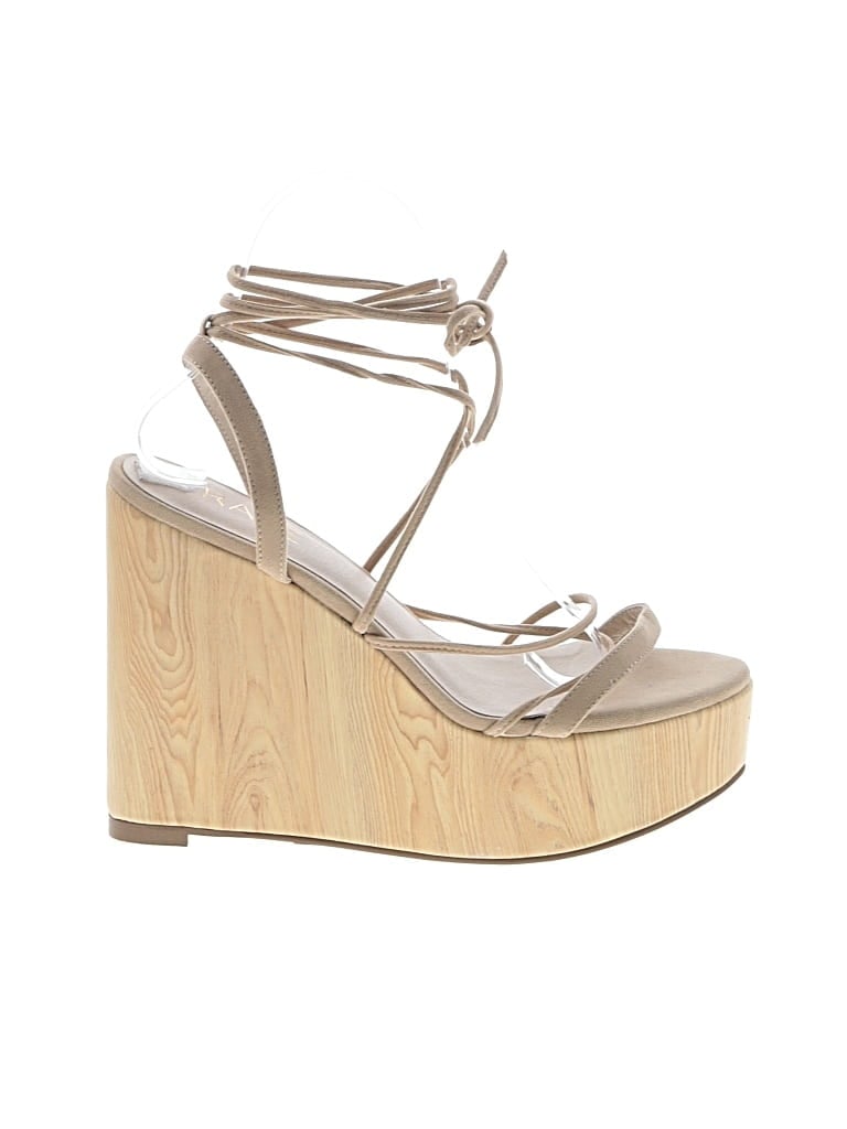 Pre-owned Raye Wedges In Brown