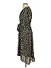 Max Studio 100% Polyester Animal Print Black Casual Dress Size XS (estimated) - photo 5