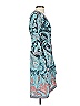 BCBGMAXAZRIA Paisley Teal Cocktail Dress Size XS - photo 4