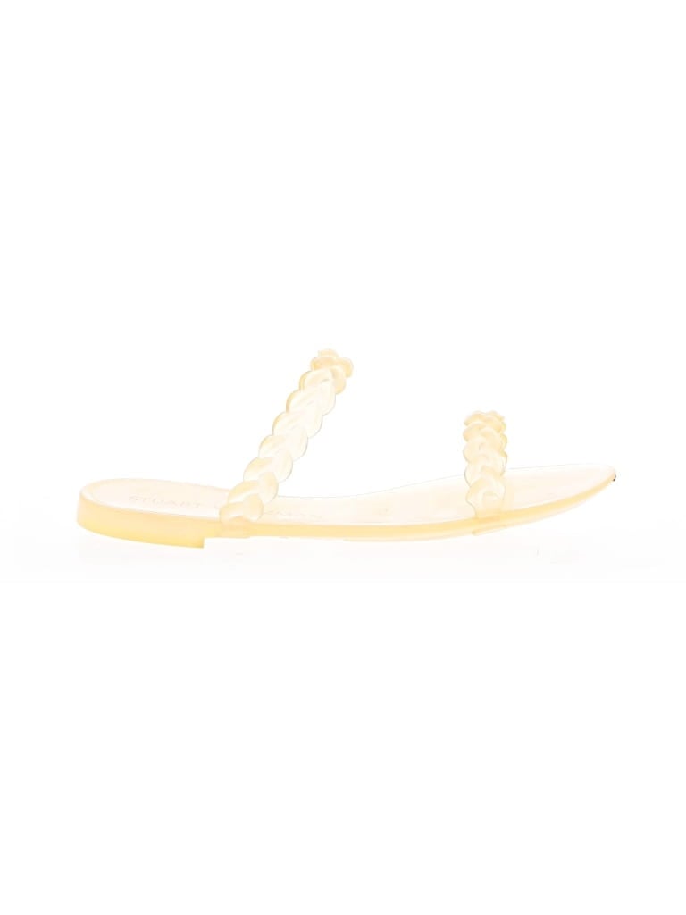 Pre-owned Stuart Weitzman Sandals In Yellow
