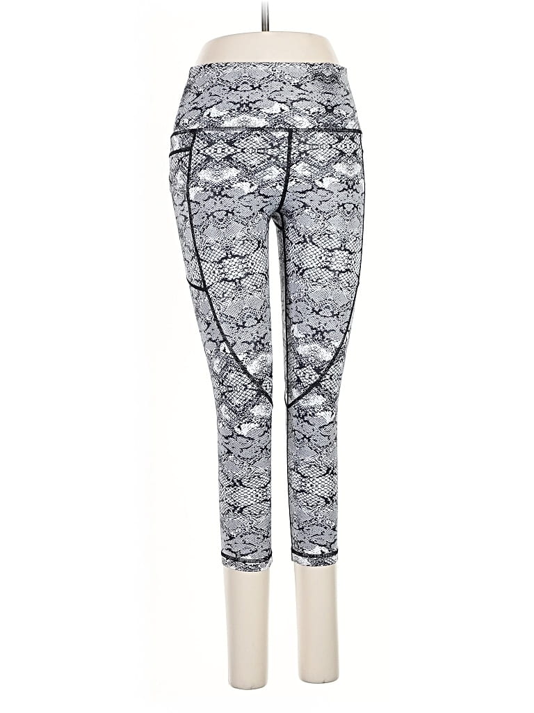 Pre-owned Zyia Active Leggings In Gray