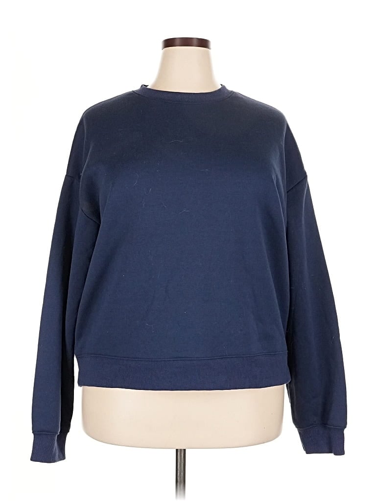 Pre-owned Unbranded Sweatshirt In Blue