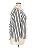 Unbranded 100% Polyester Stripes Ivory Long Sleeve Blouse Size 2X - photo 4