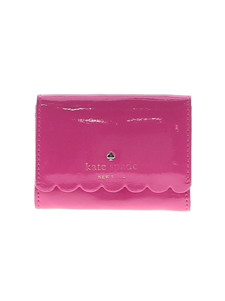 Pre-owned Kate Spade New York Leather Wallet In Pink