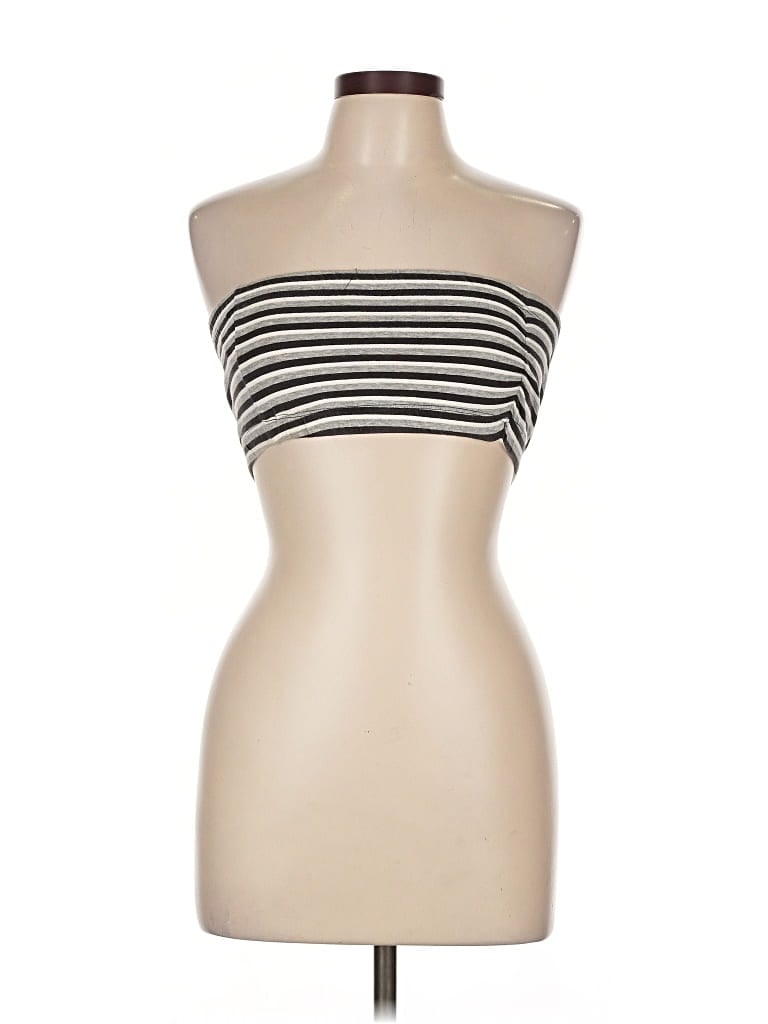 Pre-owned I Love H81 Tube Top Ivory Strapless Neckline Tops In White