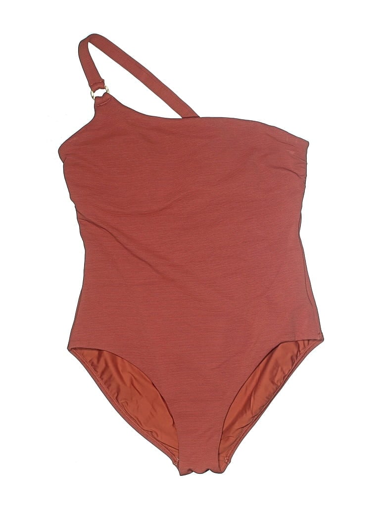 Pre-owned Jets Australia One Piece Swimsuit In Brown