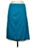 misook 100% Acrylic Solid Teal Casual Skirt Size S - photo 2