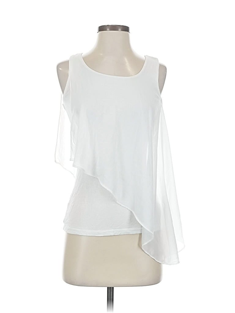 Pre-owned Bcx Sleeveless Blouse In White