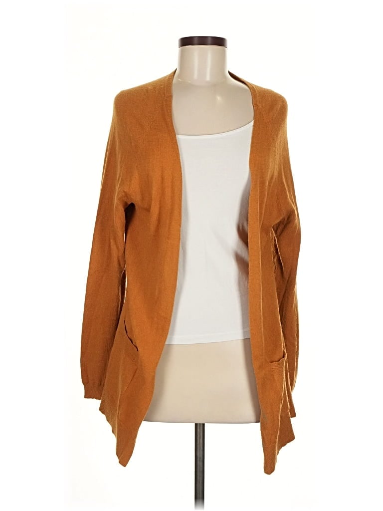 LOVE TREE Pre-owned Cardigan Sweater In Orange