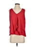 Theory Red Sleeveless Blouse Size S - photo 1