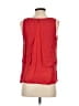 Theory Red Sleeveless Blouse Size S - photo 2
