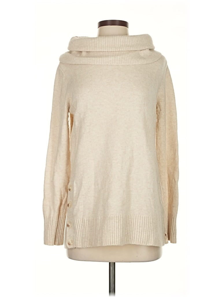 Pre-owned Ann Taylor Loft Turtleneck Sweater In Brown