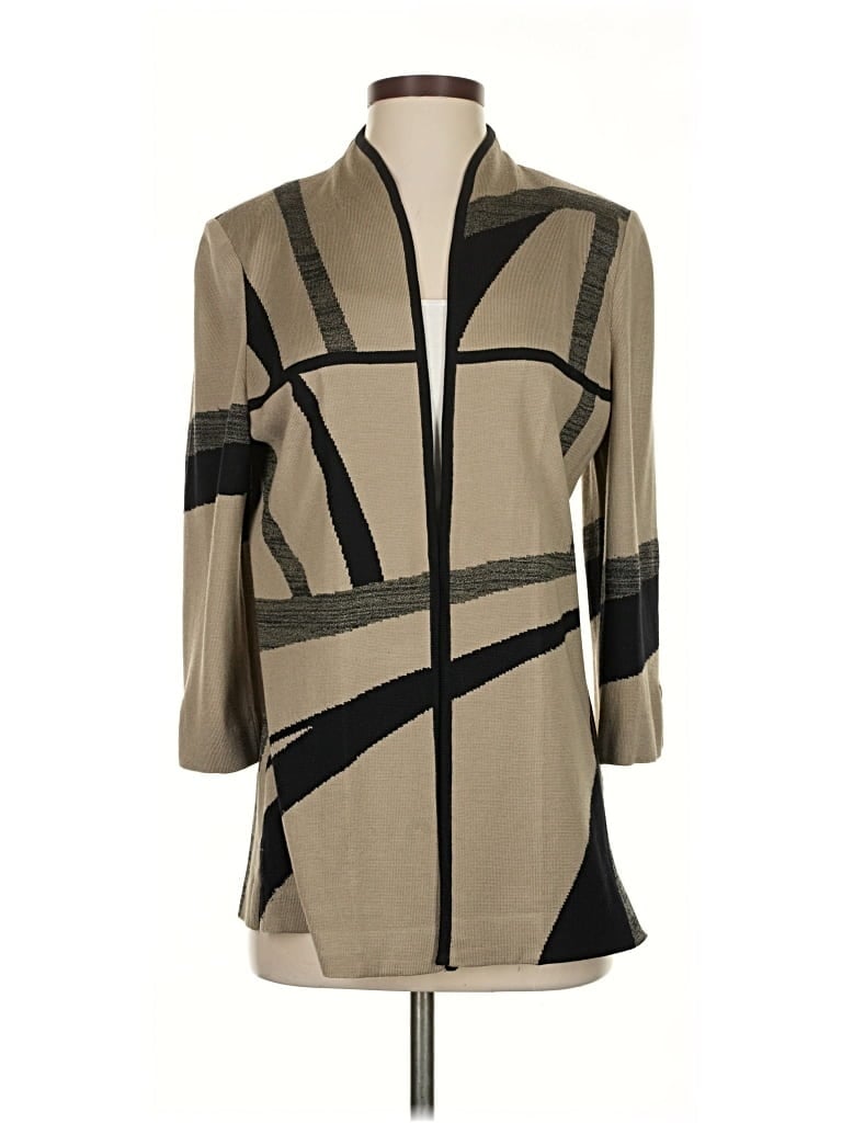 Pre-owned Misook Cardigan Sweater In Brown