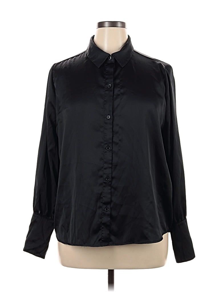 JOIE Pre-owned Long Sleeve Blouse In Black