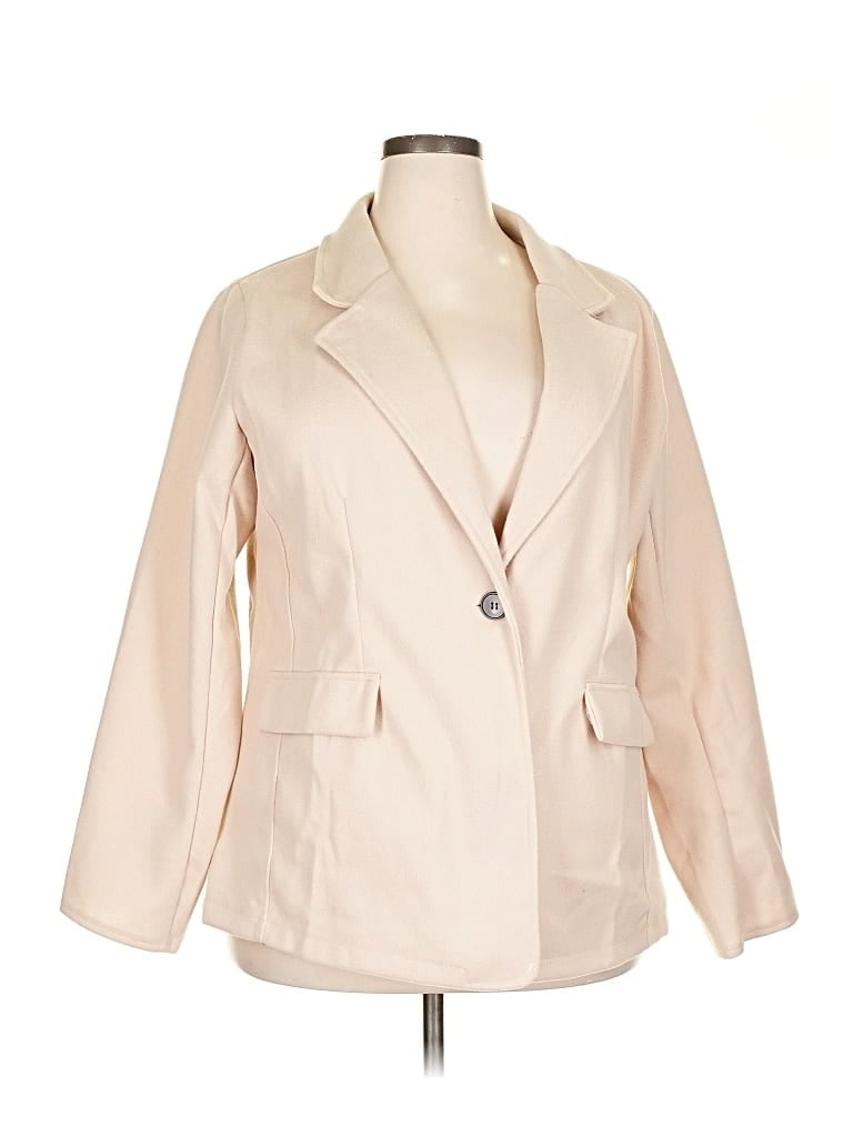 Pre-owned Unbranded Blazer Jacket In White