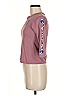 Eighty Eight Burgundy 3/4 Sleeve Top Size 8 - photo 5
