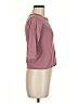 Eighty Eight Burgundy 3/4 Sleeve Top Size 8 - photo 4
