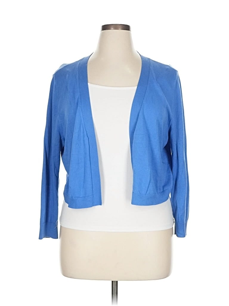 Pre-owned Talbots Kimono In Blue