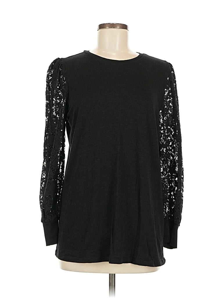 Pre-owned Torrid Long Sleeve T-shirt In Black