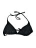 Unbranded Solid Black Swimsuit Top Size M - photo 2