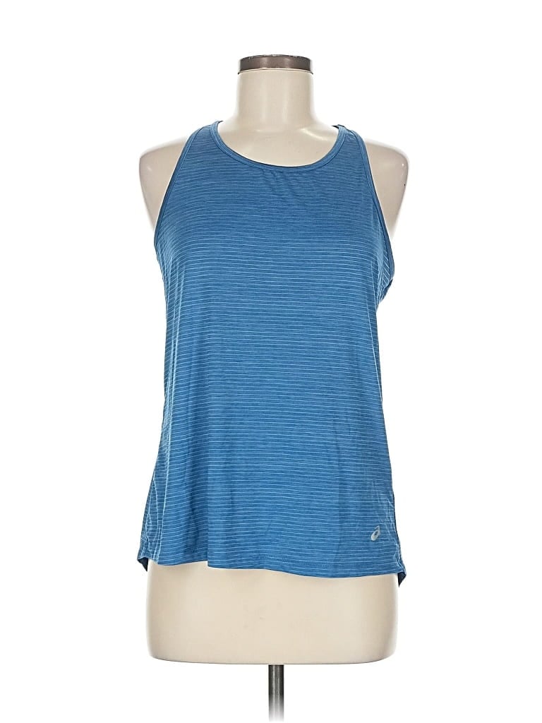Pre-owned Asics Active Tank Top In Blue