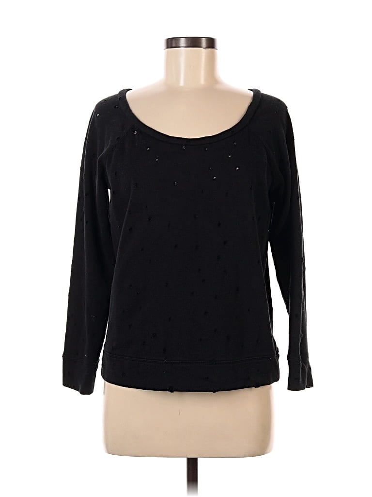 Pre-owned Aqua Pullover Sweater In Black