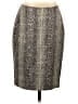 Isda & Co Paisley Gray Formal Skirt Size 2 - photo 1