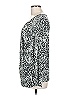 Robert Rodriguez 100% Polyester Silver Long Sleeve Blouse Size L - photo 5