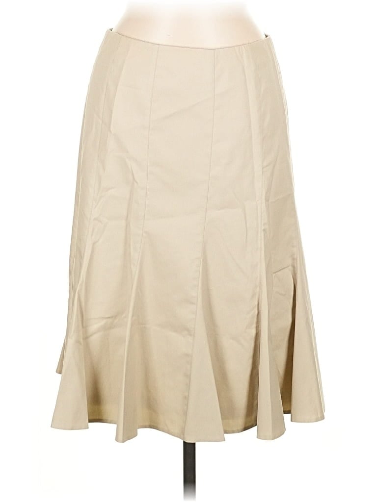 Pre-owned Akris For Bergdorf Goodman Formal Skirt In Brown