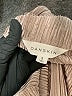 Danskin 100% Polyester Stripes Silver Short Sleeve Blouse Size S - photo 6